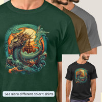 Green Gold Orange Sea Dragon