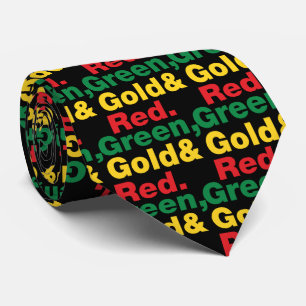 Green, Gold & Red. Tie