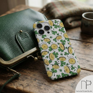 Green Gold St Patricks Shamrock Lucky You Case-Mate iPhone 14 Pro Max Case