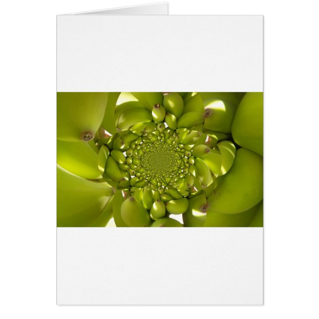 Green Gold: Tropical Twist banana Kaleidoscope (Front)