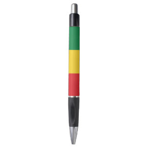 Green, Gold (Yellow) and Red Colours Flag