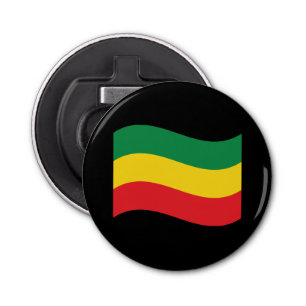Green, Gold (Yellow) and Red Colours Flag Bottle Opener