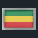 Green, Gold (Yellow) and Red Colours Flag Rectangular Belt Buckle<br><div class="desc">Green,  Gold (Yellow) & Red Flag Colours. 

Vintage Old School Alternative Hip Hop T Shirts Apparel,  Hats,  Stickers,  Smart Phone Cases and more.</div>