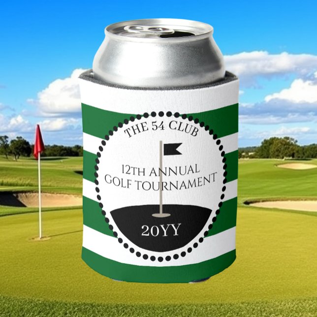 Green Golf  Club Logo Name Can Cooler (Creator Uploaded)