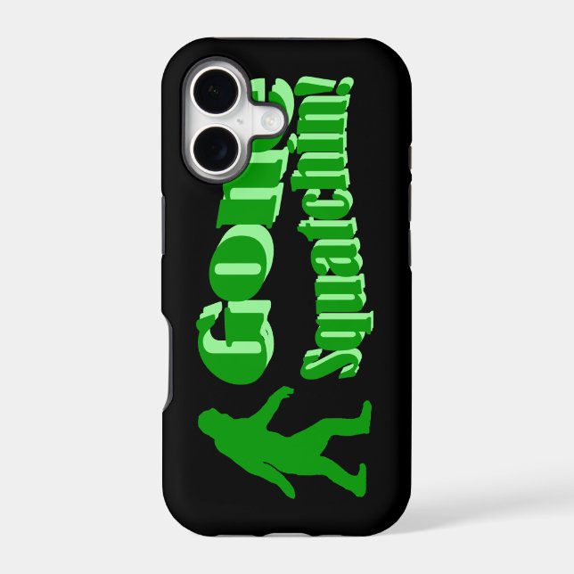 Green gone squatchin slogan text (Back)