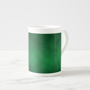 Green Gothic Ombre Background Art Bone China Mug