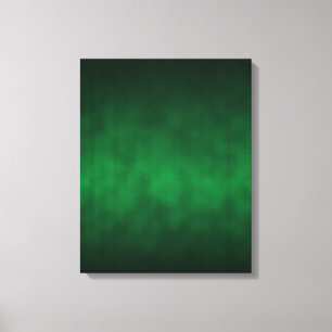 Green Gothic Ombre Background Art Canvas Print