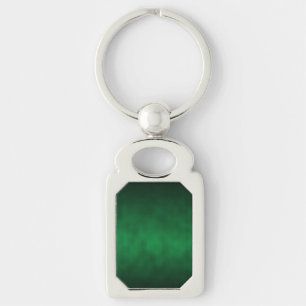 Green Gothic Ombre Background Art Key Ring
