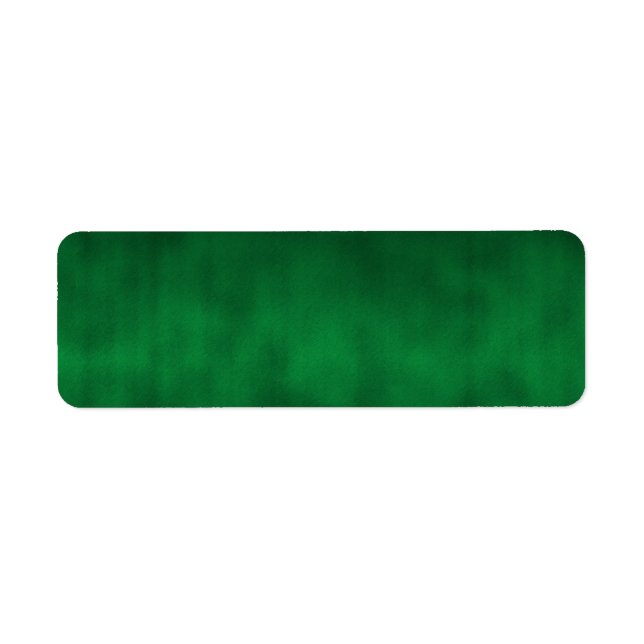 Green Gothic Ombre Background Art Return Address Label (Front)