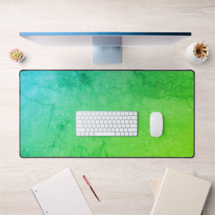 Green Gradient Marble Mouse Pad - Custom Desk Mat