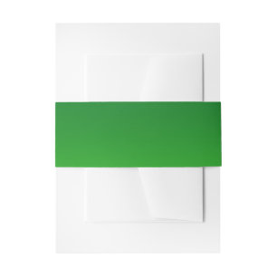 Green Gradient Ombre Vivid Modern Simple Invitation Belly Band