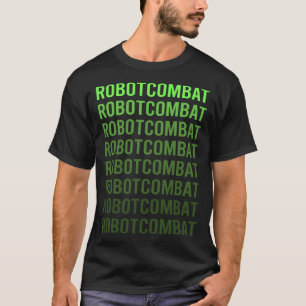 Green Gradient Robot Combat Robots T-Shirt