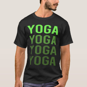 Green Gradient Yoga T-Shirt