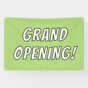 Green Grand Opening! Banner