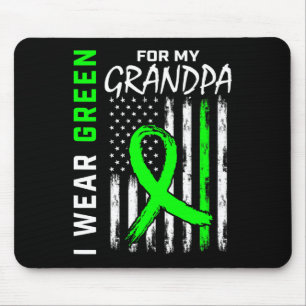 Green Grandpa Kidney Disease Cerebral Palsy Awaren Mouse Pad