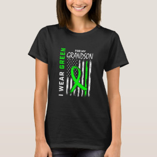 Green Grandson Kidney Disease Cerebral Palsy Aware T-Shirt