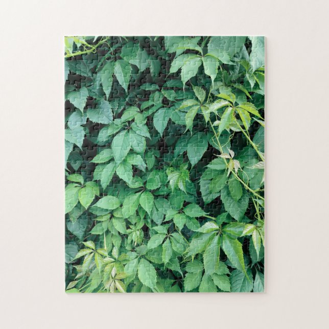 Green Grape Leaves Jigsaw Puzzle (Vertical)