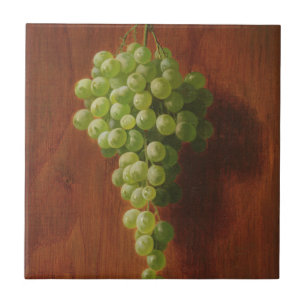 Green Grapes Ceramic Tile
