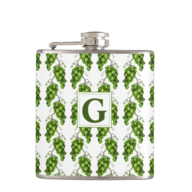 Green Grapes Flask (Front)