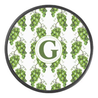 Green Grapes Hockey Puck