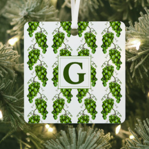 Green Grapes Ornament