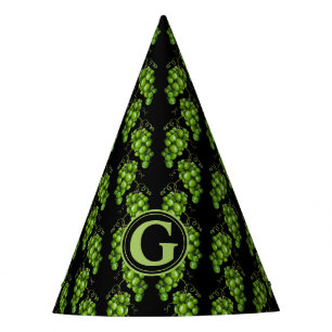 Green Grapes Paper Party Hat
