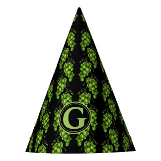 Green Grapes Paper Party Hat