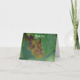Green Grapes Thank You Card