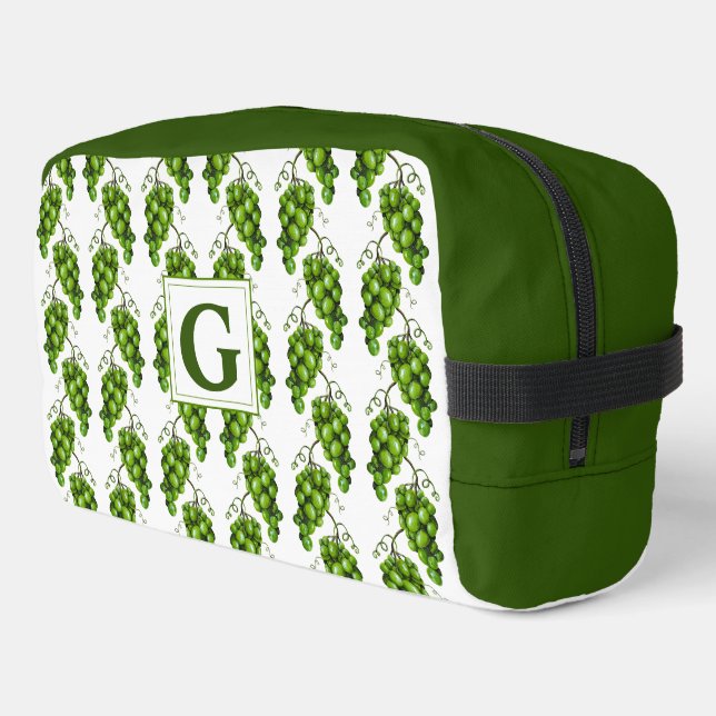 Green Grapes Toiletry Bag (Left Corner)