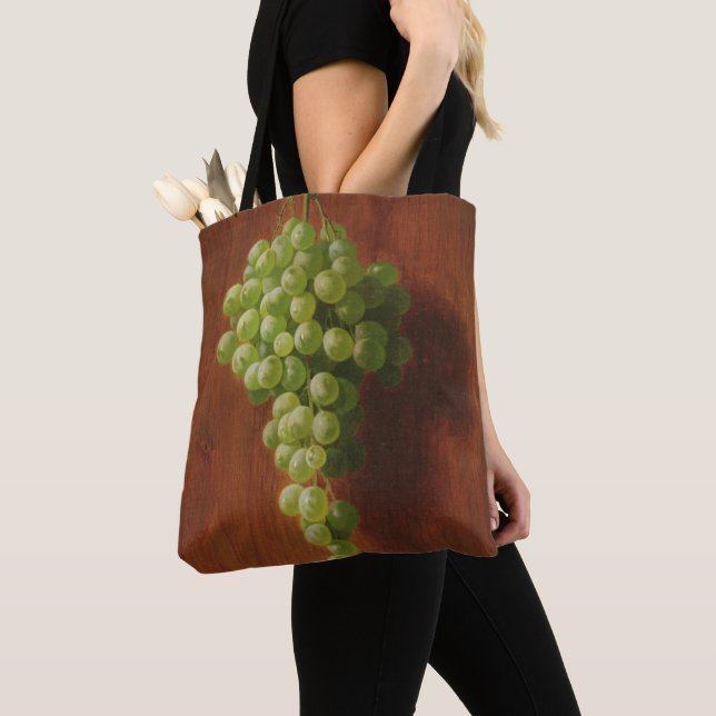 Green Grapes Tote Bag (Close Up)