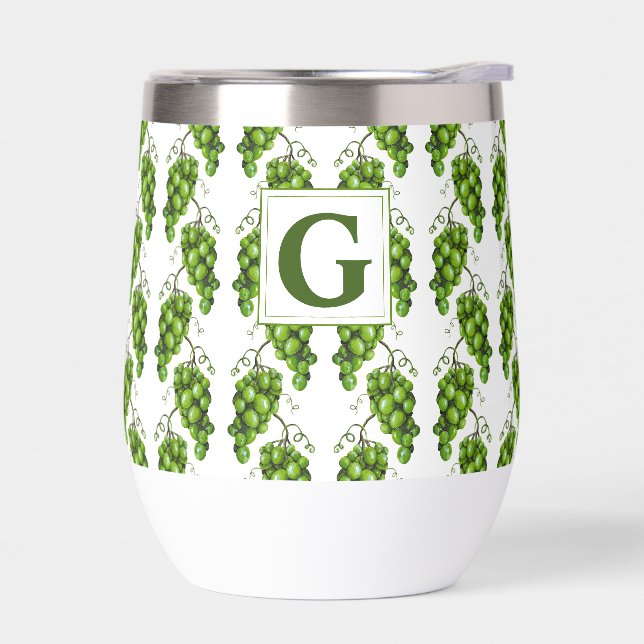 Green Grapes Tumbler (Left)