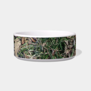 green grass and leaves bowl