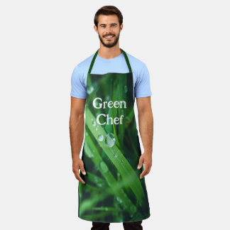 Green grass apron