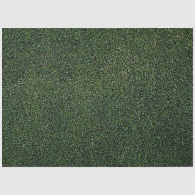 Green grass background tissue paper (Front)