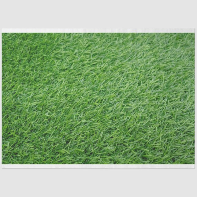 Green grass background tissue paper (Front)