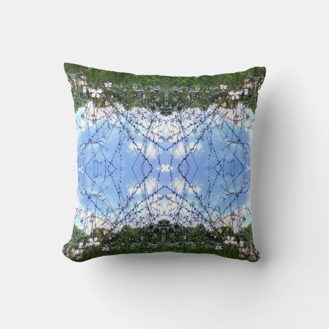 Green Grass Blue Sky Cushion (Front)