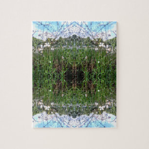 Green Grass Blue Sky Jigsaw Puzzle