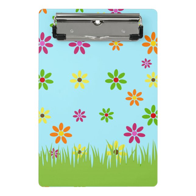 Green Grass Border + your ideas Mini Clipboard (Front)