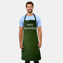 Green Grass Business Apron