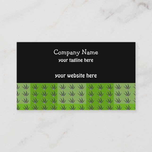 Green Grass Business Card (Front)
