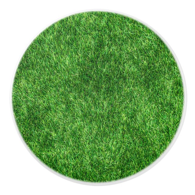 Green Grass Ceramic Knob (Front)