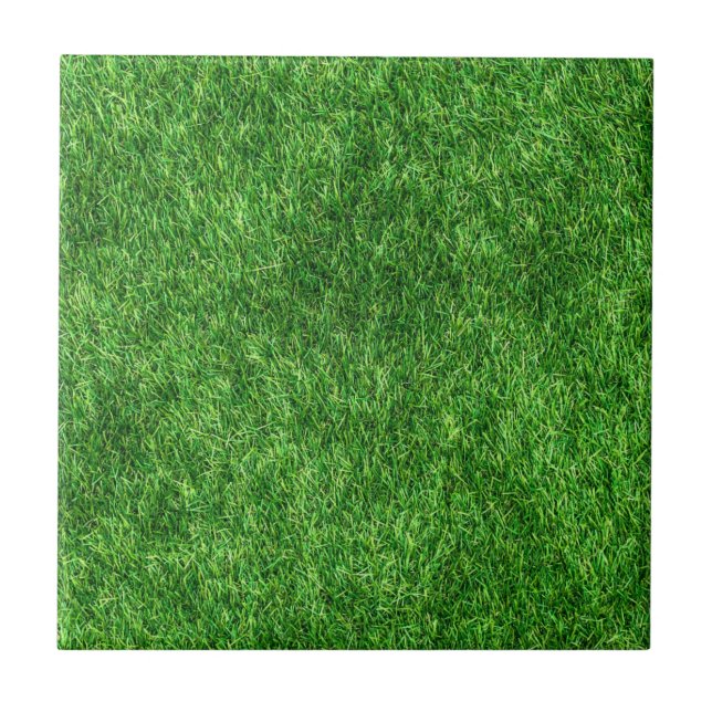 Green Grass Ceramic Tile (Front)