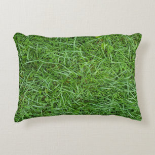 Green Grass Decorative Cushion
