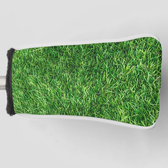 Green Grass Golf Head Cover (Front)