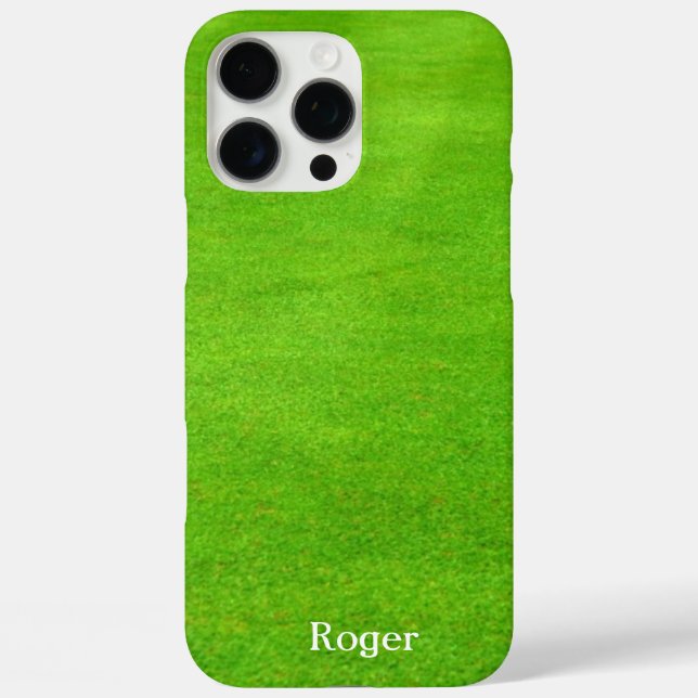 Green Grass Golf Turf Personalised Case-Mate iPhone Case (Back)