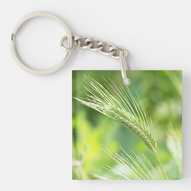 Green grass key ring (Front)