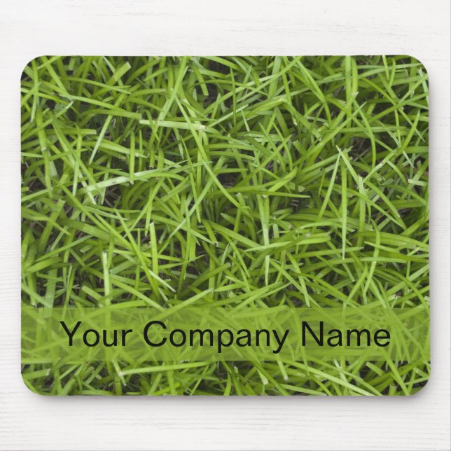 Green Grass Landscaper Lawn Maintenance Mouse Pad (Front)