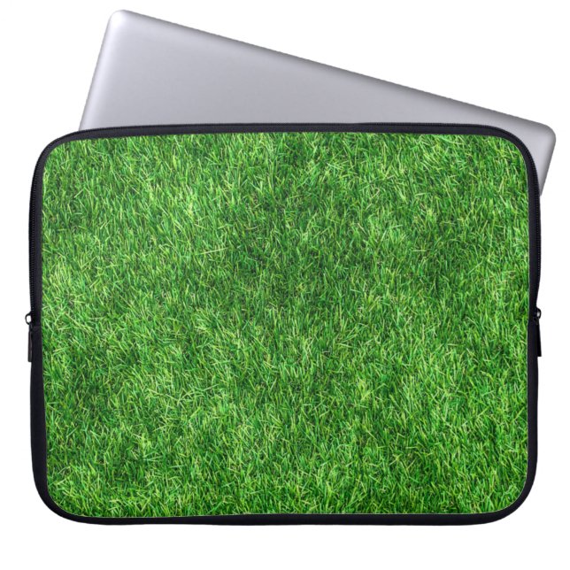 Green Grass Laptop Sleeve (Front)