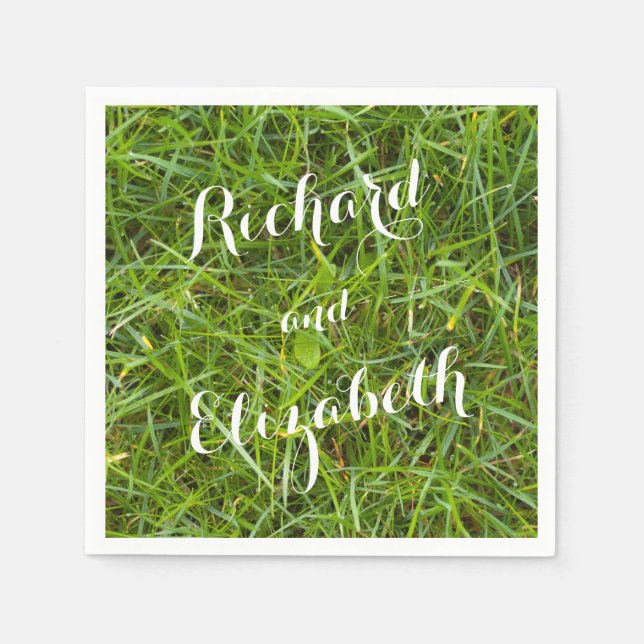 Green Grass Napkins (Front)