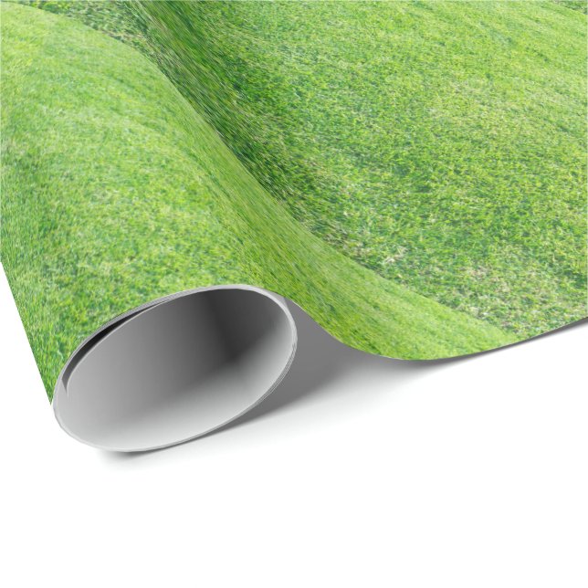 Green grass pattern wrapping paper (Roll Corner)